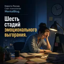 Шесть стадий эмоционального выгорания