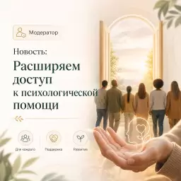 Новость: Расширяем доступ к психологической помощи