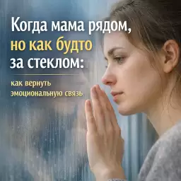 Когда мама рядом, но как будто за стеклом: как вернуть эмоциональную связь