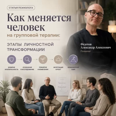 Как меняется человек на групповой терапии: этапы личностной трансформации