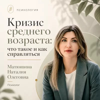 Кризис среднего возраста: что такое и как справляться